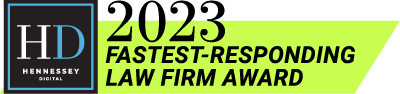 Hennessey Digital 2023 Lead Form Response Time Award Badge
