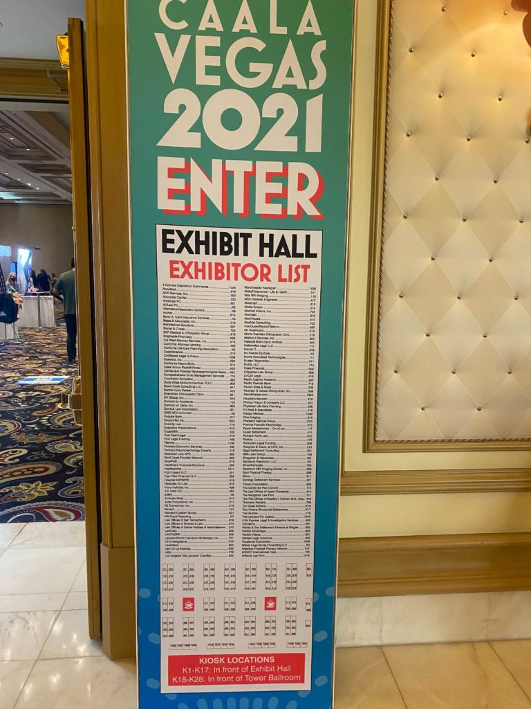 CAALA 2021 vendor list