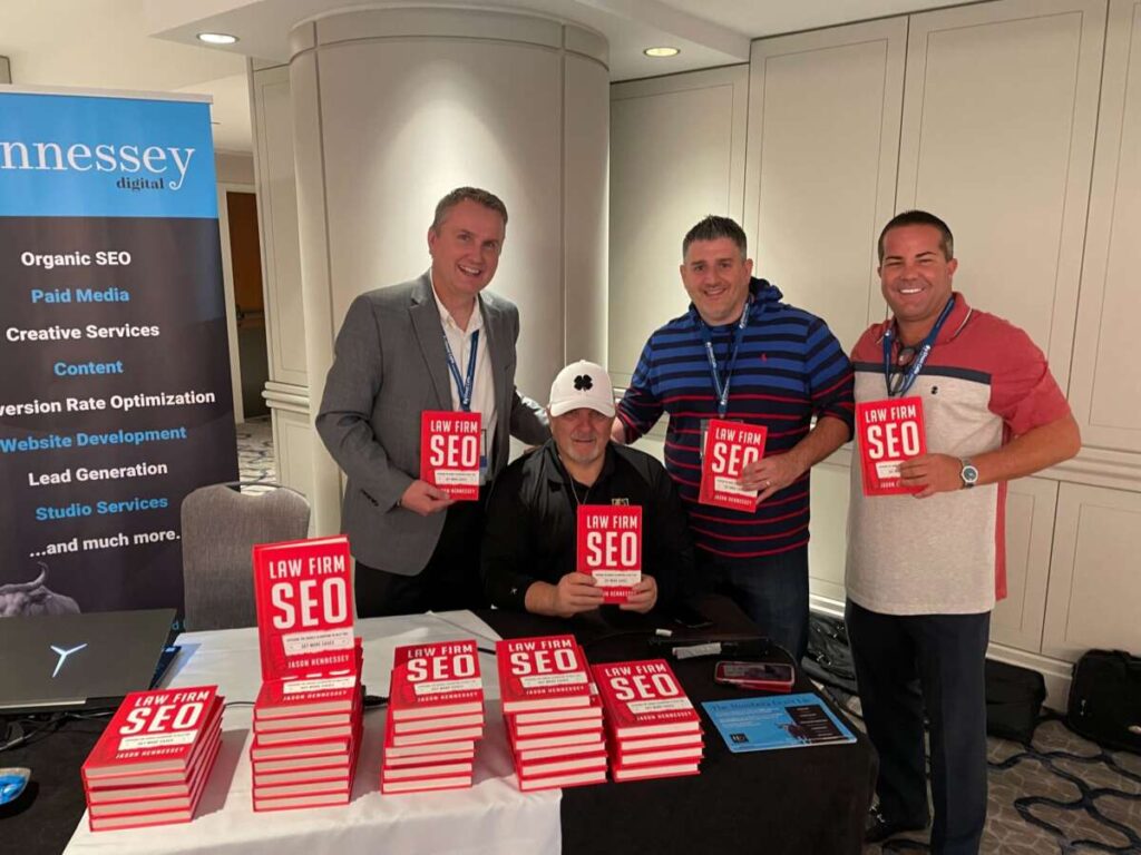 Hennessey Digital team with Rudy Ruettiger