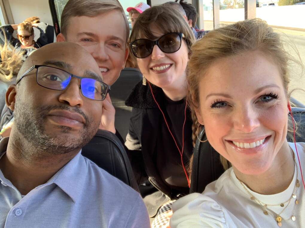 leaders having fun