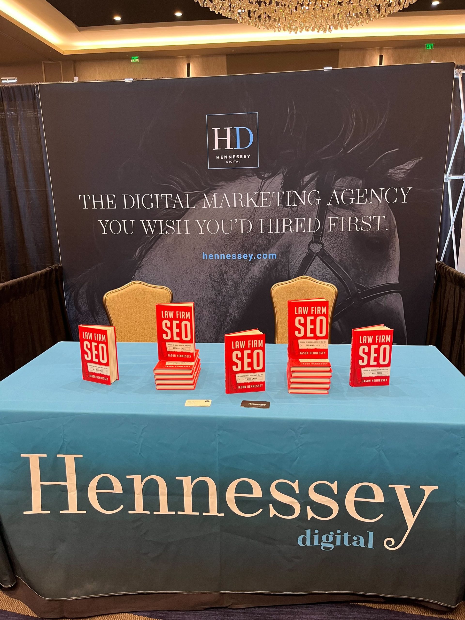 Hennessey Digital booth at Lanier Trial Academy